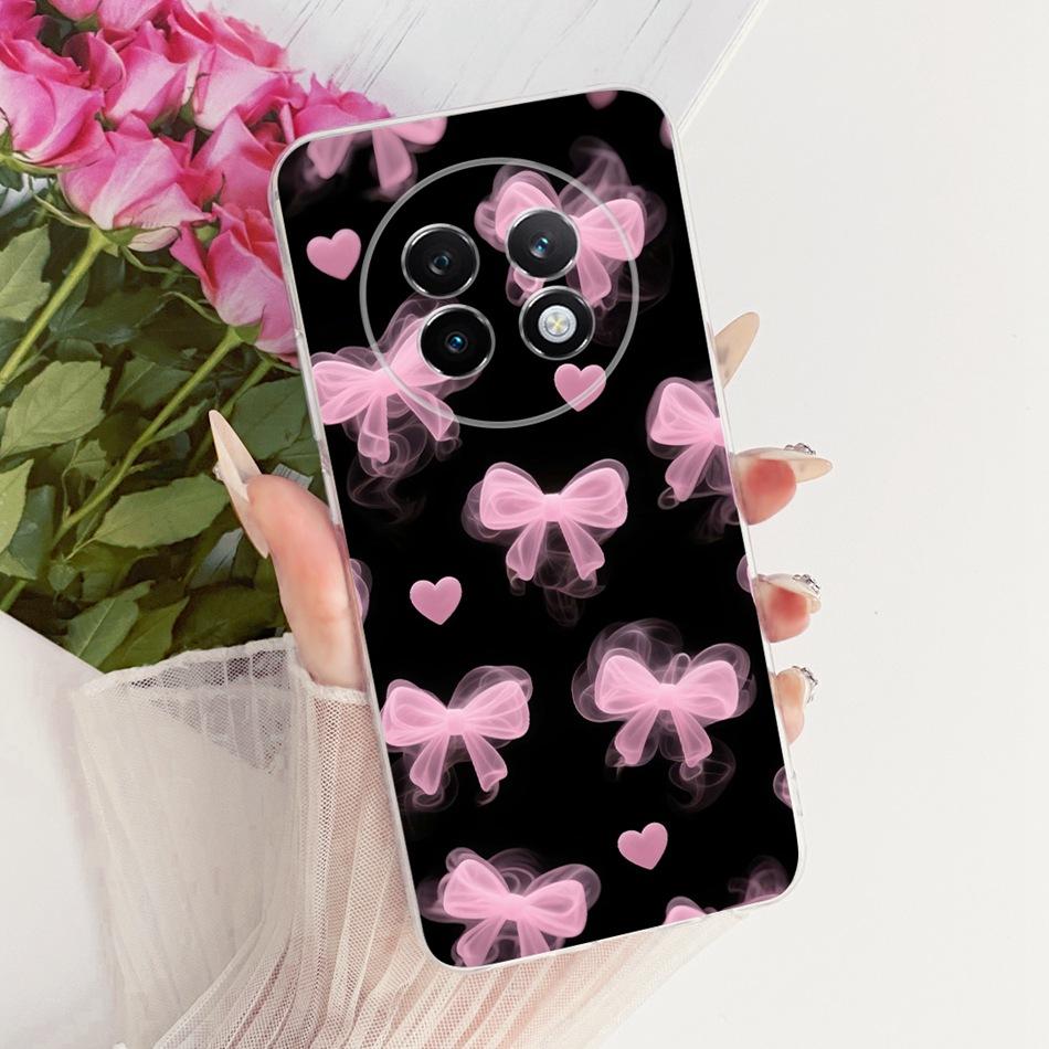 For Realme 13 Pro Plus 5G Cute Flower Butterfly Cat Painted Case For Realme 13 Pro+ 13Pro 5G Soft Silicone TPU Phone Cases