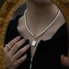 100% Natural Freshwater Pearl 14K Gold Filled Female Pendant Necklace  For Women Birthday Gifts New Style 2024