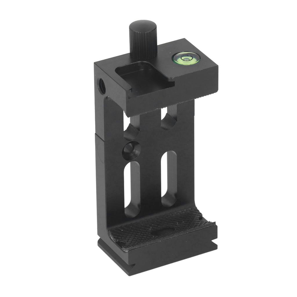 Aluminum Phone Tripod Mount with Cold Shoe Universal Metal Adjustable Phone Clamp Adapter Expansion