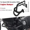 For Speed400 SCRAMBLER 400 X 2024 2025 Speed 400 Scrambler 400X Motorcycle Crash Bar Engine Guard Frame Protector Bumper Kit