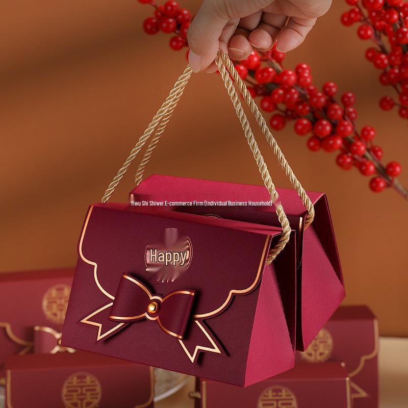 2024 Handheld Wedding & Engagement Candy Gift Box