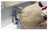 Cotton and linen Japanese fabric dirty clothes basket folding large dirty clothes bucket clothes storage bucket drawstring