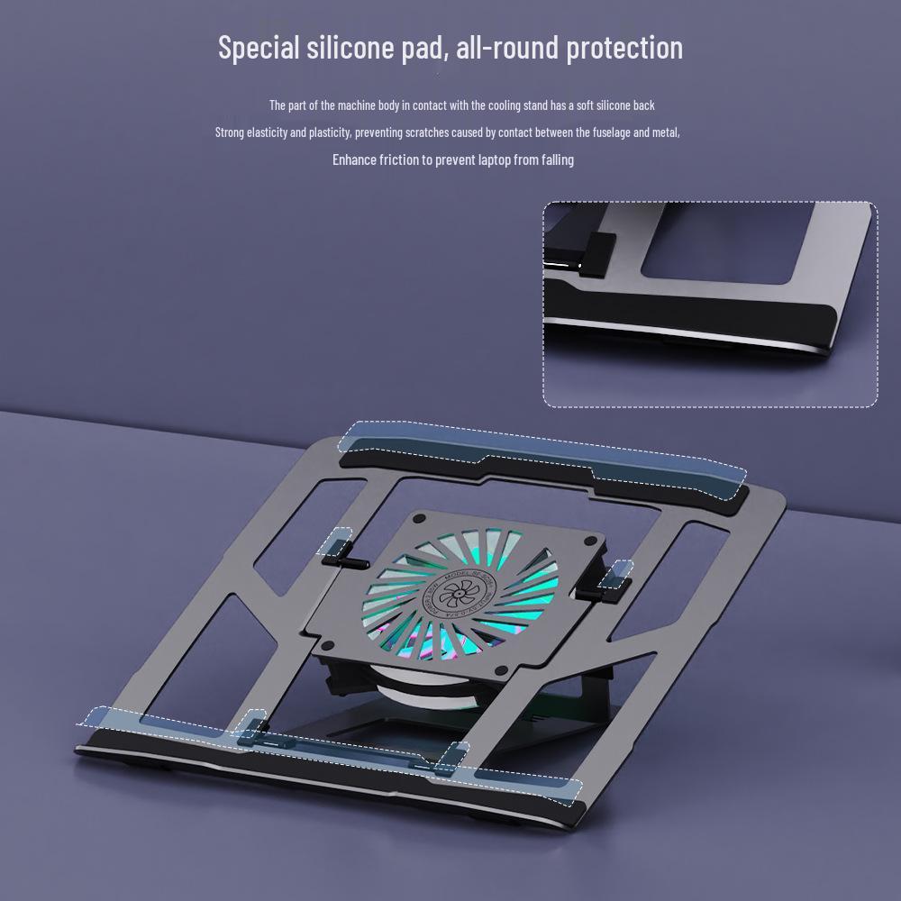 King Kong Z Series Laptop Stand: Ice Ridge Cooling, Hollowed-Out Design, Eight-Speed Height Adjustment, Stable Heat Dissipation.