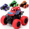 Inertia Monster Truck Toy, 8pcs Set Pushing Friction Power Car,360° Stunt Rotation Off Road Vehicle,Impact Resistant Durable Kids' Bike,Halloween Gift