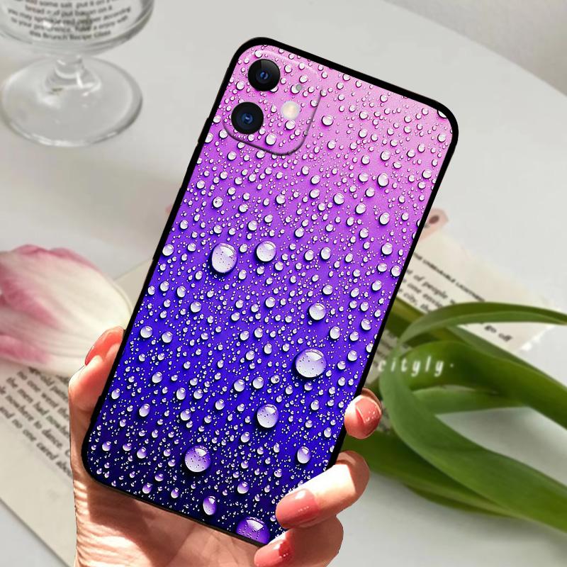 For iPhone 12 Cases A2403 Matte Soft Silicone TPU Phone Covers For iPhone 12 Mini Animal Pattern Coque Bumper A2399 Fundas