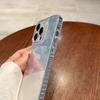 For iPhone 15 Pro Max Case IMD Ripple Pattern Hard PC Shockproof Phone Cover