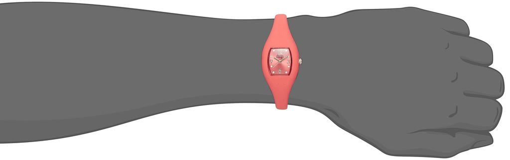 Uhr von Easy Watch by 1AR Silikonuhr [Easy 1AR] 12585-Pfirsich