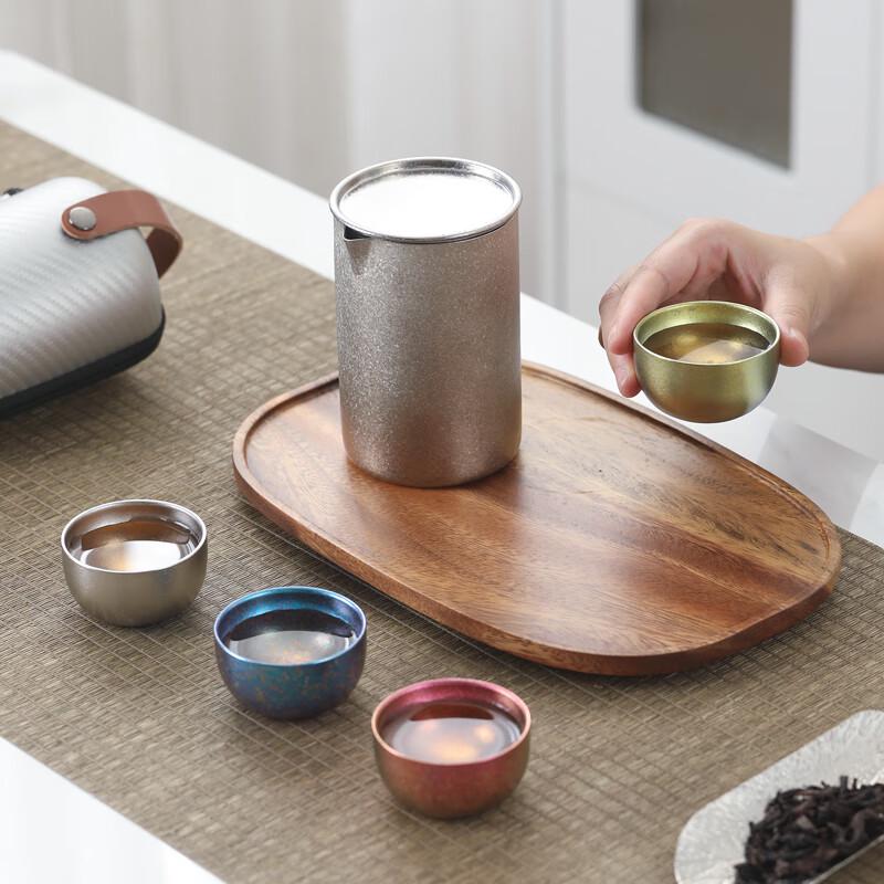 MULTIPOTENT Titanium Kung Fu Travel Tea Set
