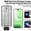 For Honor 600 Lite 5G Glass IMAK Dust-free Cabin Full-screen Tempered Glass Film Supports Fingerprint Unlock