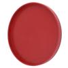 Tea Tray Wooden Wine Red Round Tea Plate Green Tea Baking Serving Plate for Home Tea House 27cm   10.63in
