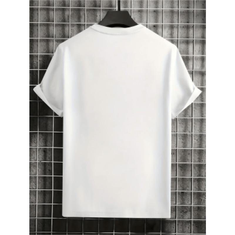 European sizes Round Neck Men's T-Shirt Summer Casual Trendy Taekwondo Athlete Kick Pattern T Shirt Sportswear Casual Wear for Adults