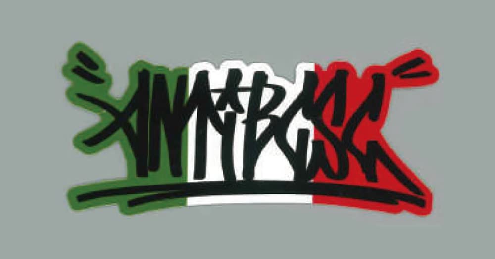 

Toyo Mark Seisakusho ANTIBCSC Tagging Italy Sticker 3.5 x 1.5 inches (90 x 39 mm), Italy R-1044