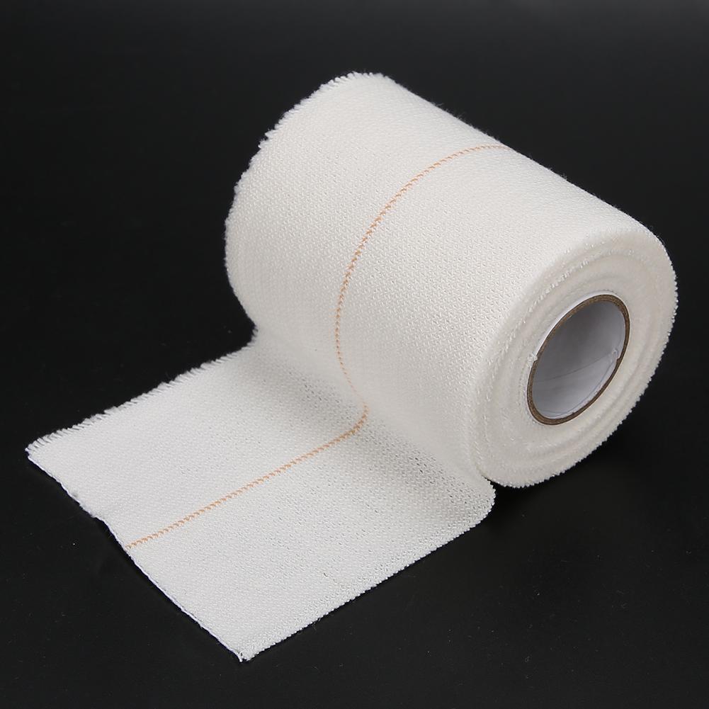 Portable Cotton Sports Sprain Fixation Bandage Joint Ligament Protective Bandage White7.5cm X 4.5m