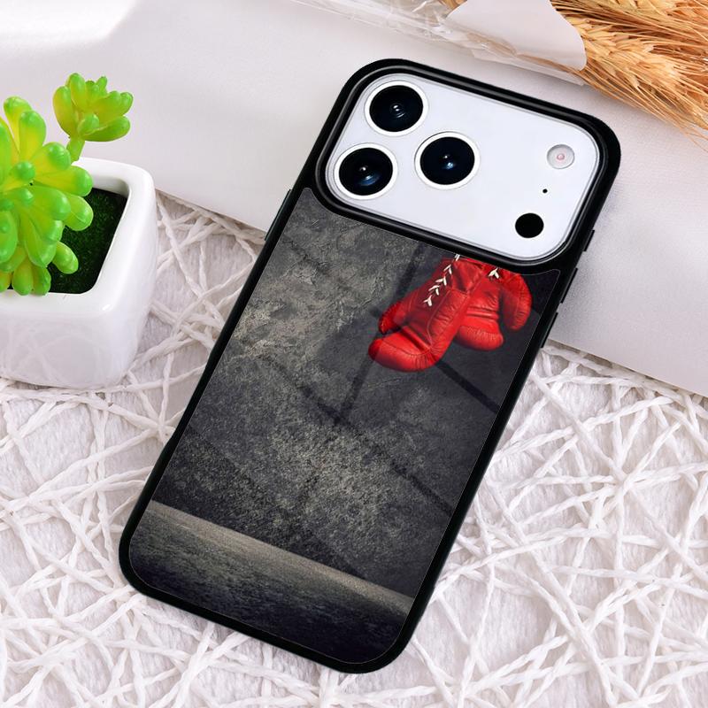 Boxing Gloves Hanging On a Wall Phone Case for iPhone 17 Air 16 15 11 12 14 13 Pro Max Shockproof Cover