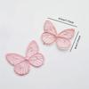 10pcs-Embroidered butterfly headwear accessories, hair clips, patches, patches, clothing, shoes, socks, accessories