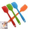Premium Food Grade Silicone Spatula Heat Resistant Baking Scraper Mixing & Frosting Tool for Cake Cream Non-Stick Cookware Baking Tool