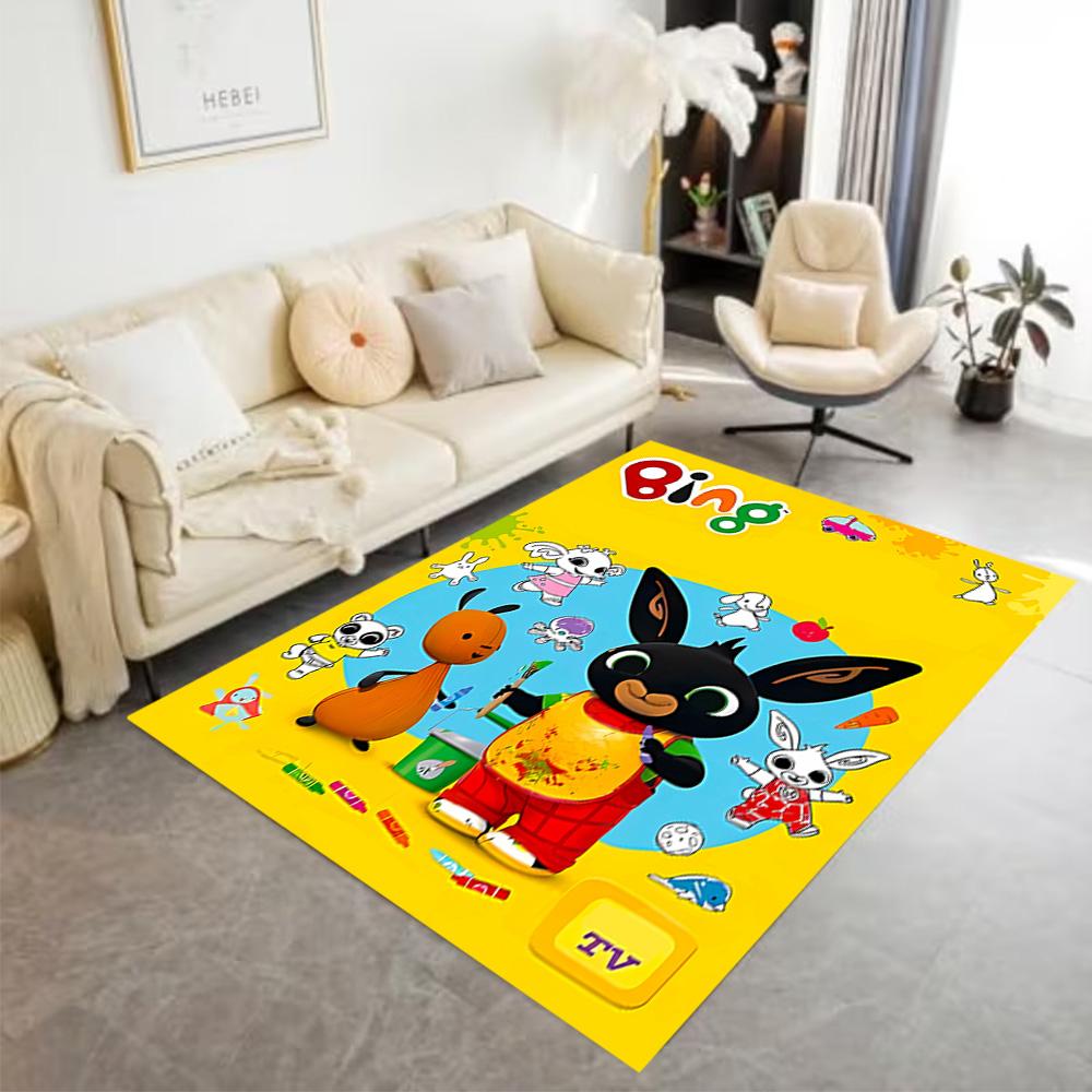 Panda Friends Adventure Area Rug Suitable for Study room Dormitory Entryway Bedrooms Anti-slip Rug Office home decor