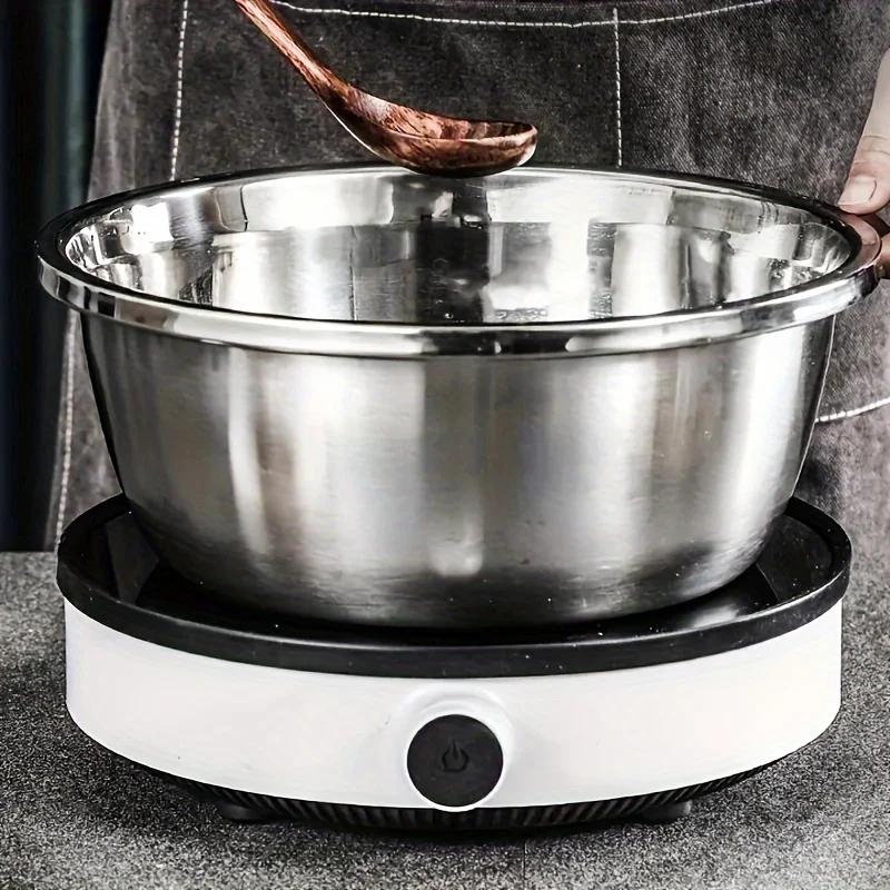 Set da 3 Pezzi in Acciaio Inossidabile - Scolapasta Multifunzione e Ciotola per Lavare e Affettare Frutta e Verdura