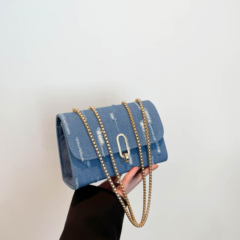 This Year's Popular Fashion Korean Version of Internet Celebrity Chain Shoulder Bag 2025 Spring New Niche Design Foreign Style Small Square Bag