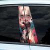 1/2pcs Joker Lady Car Stickers Auto B Pillar Waterproof Decoration Cover Scratches DIY Car Doors Pillar Sunscreen Vinyl Decals