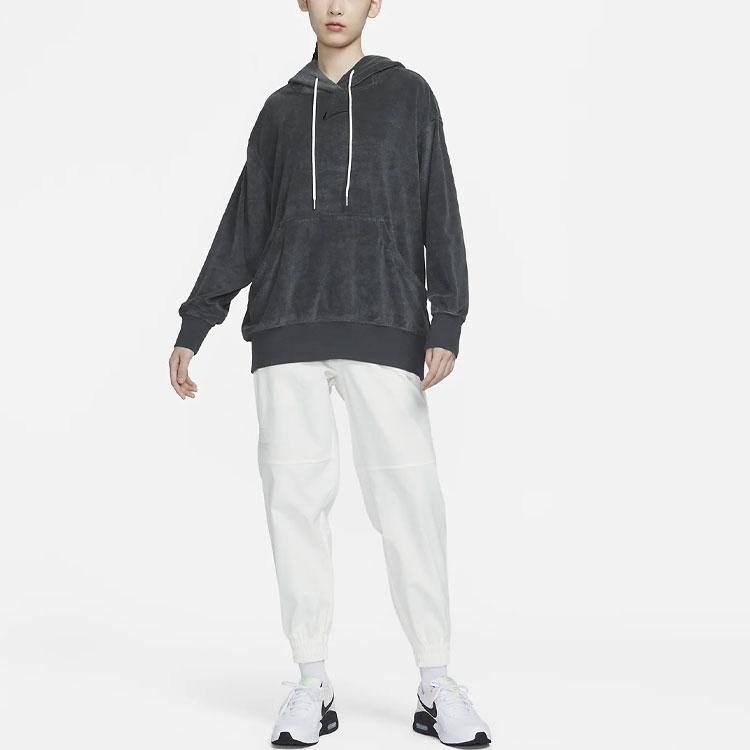 Nike Logo Solid Color Hoodie Women Hoodies Black DV7825-060