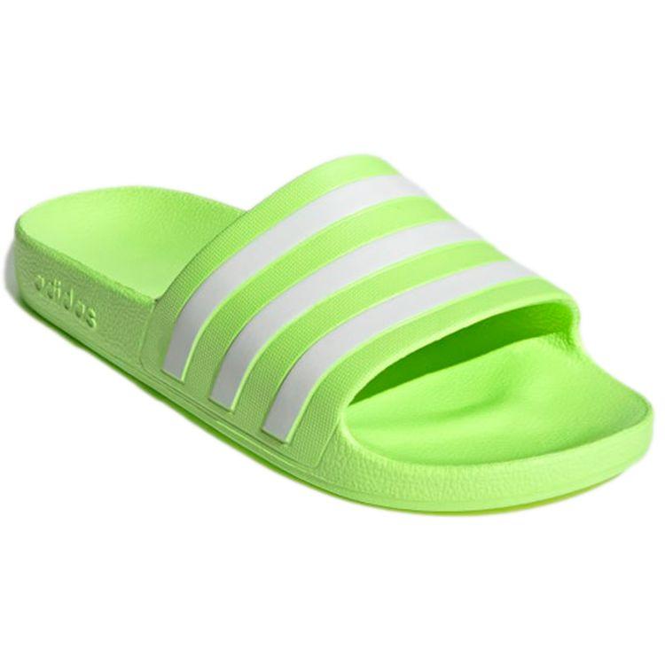 Adidas Adilette Aqua Comfortable Versatile EVA Non-Slip Casual Slippers Unisex Slippers Green GZ5236