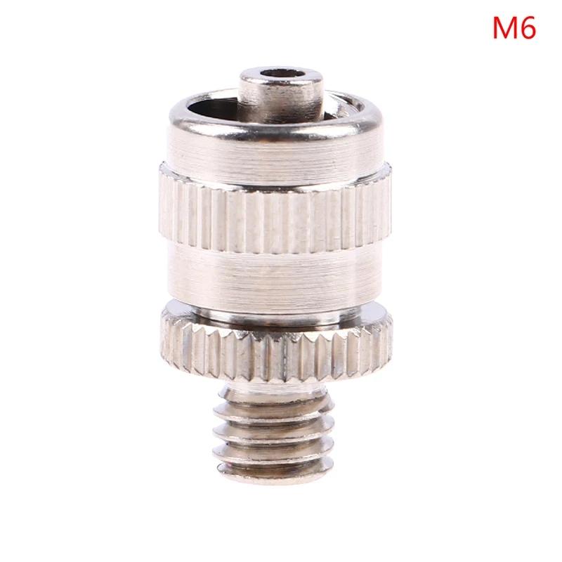 1 Stück M4 M5 M6 M8 Gewinde Vernickelt Messing Spritze Metall Luer-Lock-Adapter Klebstoffspender Verbunden mit Metalladapter
