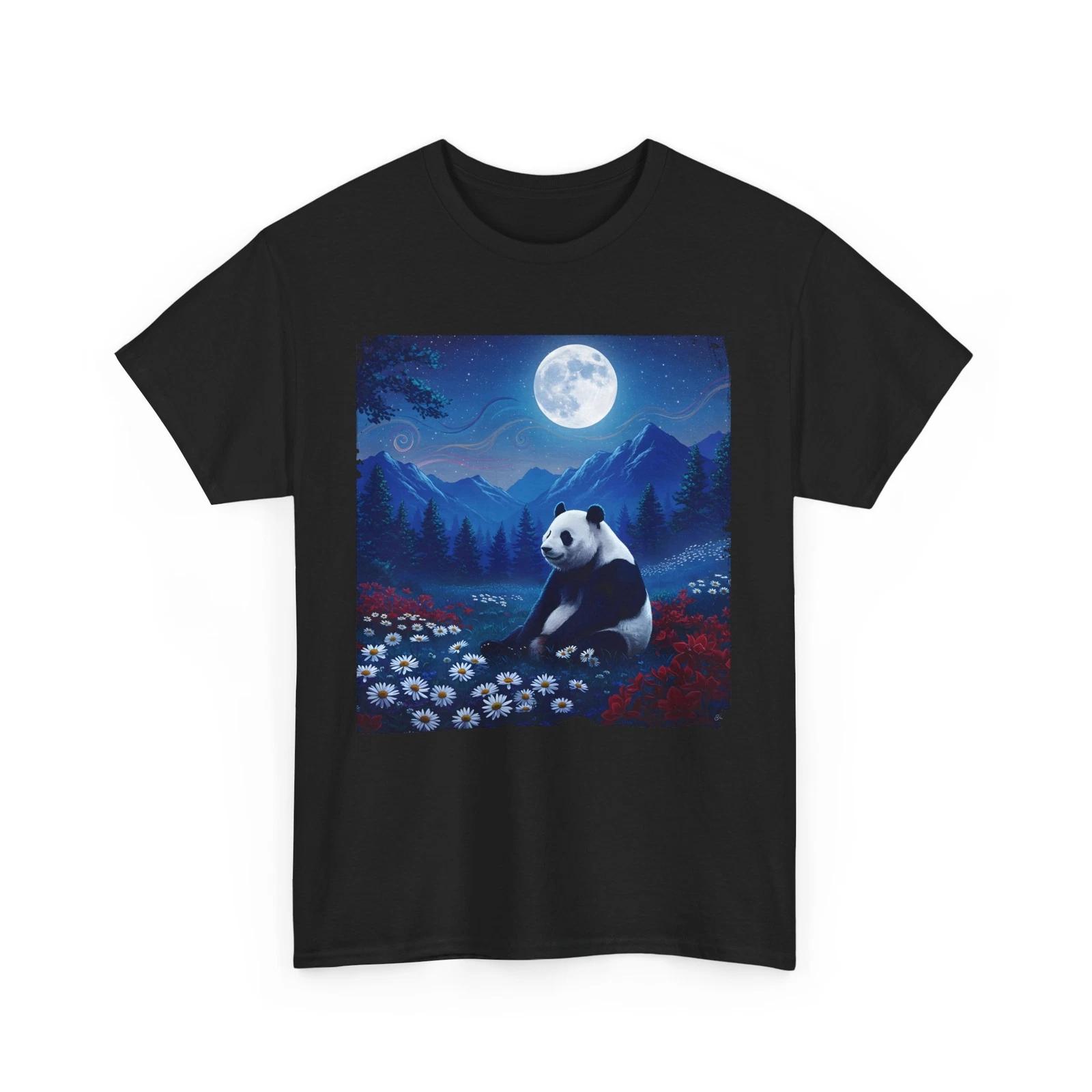 PANDA Starry Night T-Shirt | Inspired by Van Gogh’s Iconic Work 2XL
