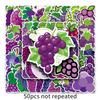 50pcs Grapefruit Luggage Stickers: Trendy Graffiti for Laptop, Car & Decor
