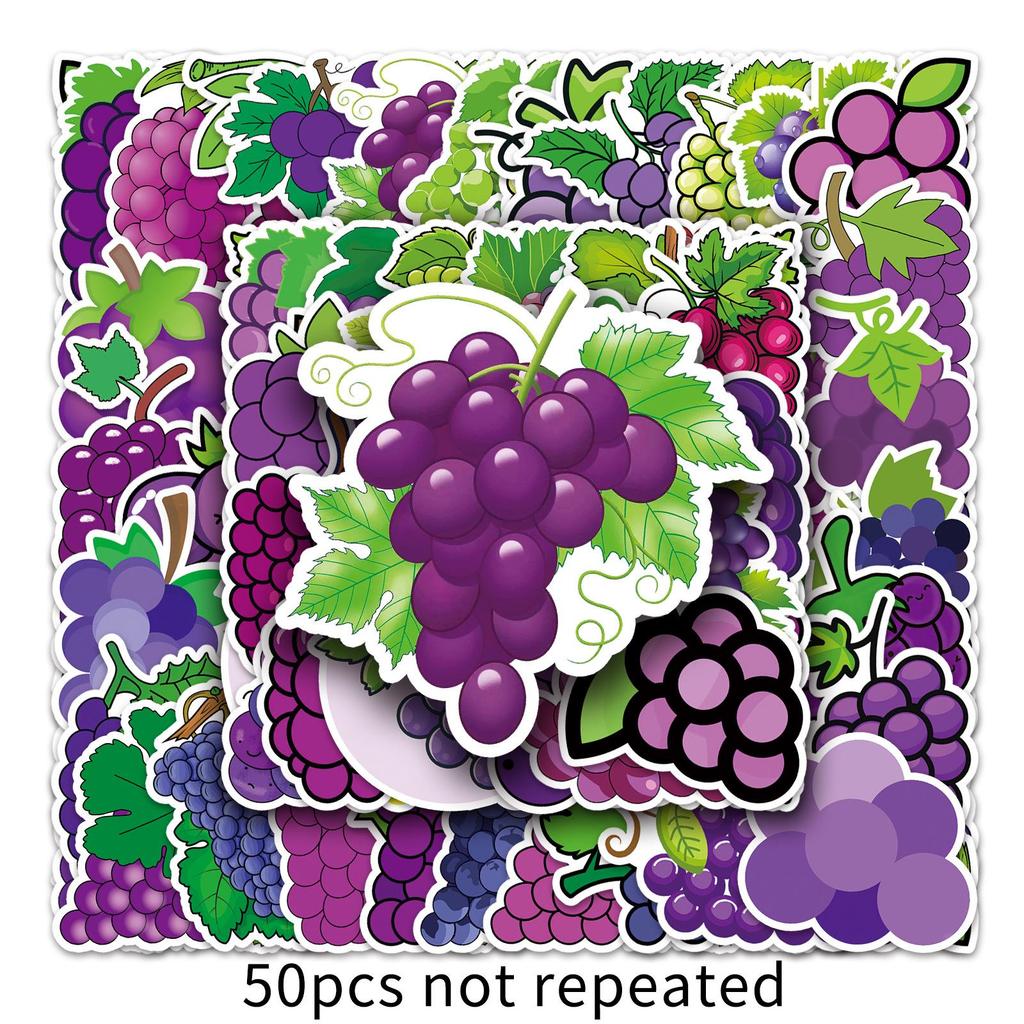 50pcs Grapefruit Luggage Stickers: Trendy Graffiti for Laptop, Car & Decor