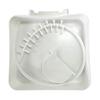 Washing Machine Water Pan Set with Raised Tray Design and Drain Fittings for Household Washer Floor Protection and Cleanup