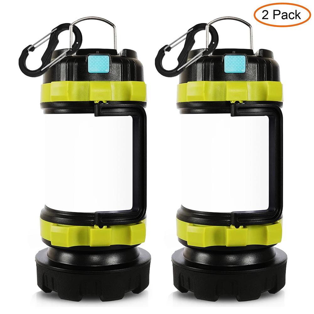 New LED Camping Lantern Rechargeable Lantern 3000mAh Power Bank Waterproof Camping Flashlight for Hiking Emergency Home Outdoor