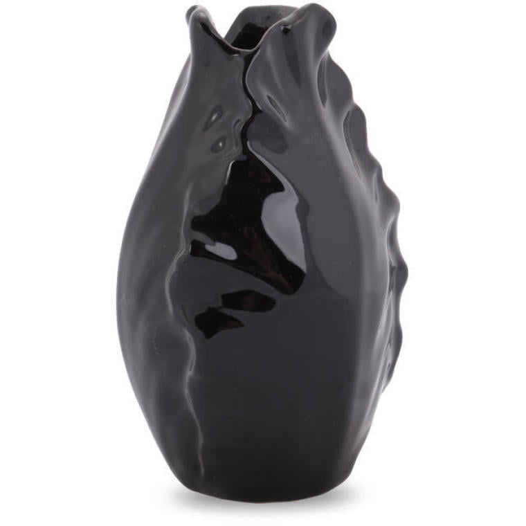 Highly Durable Black Flower Bud Decorative Vase