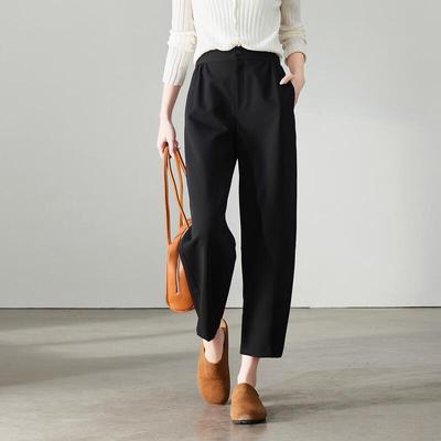 SOFSIL Women's High-Waist Casual Harem Pants