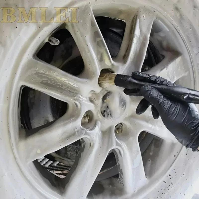 3PCS Automotive Interior Detail Brush Set Soft Synthetic Wool Instrument Panel Clearance Air Conditioning Outlet Dust Brush