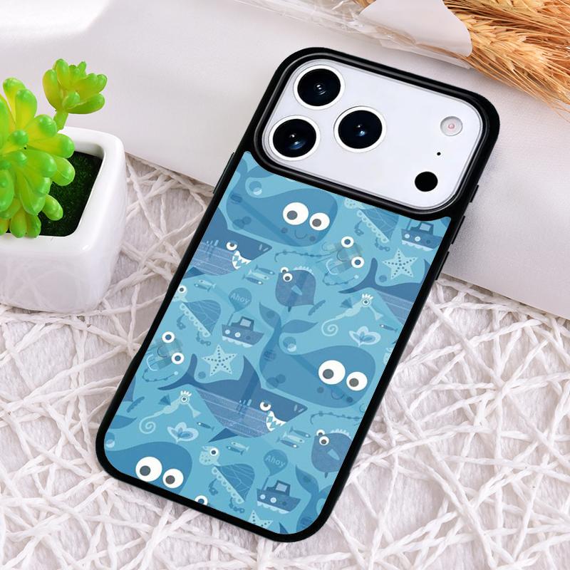 

Shark Ocean Fish Shockproof Phone Case for iPhone 17 Air 16e 15 11 12 14 13 Pro Max Cover Coque iPhone 12 Pro Max
