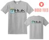 HUK BASS Fishing Men Grey Size S-5XL