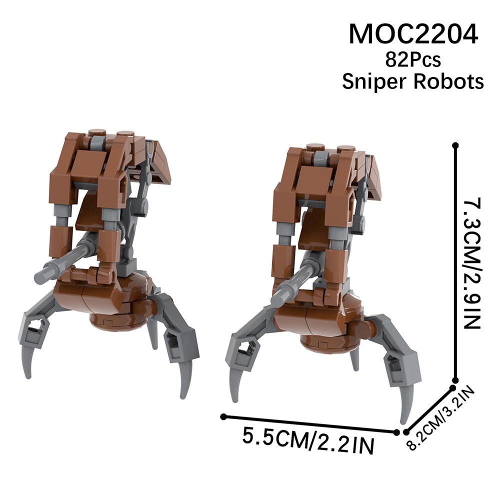 MOOXI Space Wars Series Robot Model MOC Brick DIY Diorama Adult Children Toys Building Block Set Montessori Gift Room Decoration
