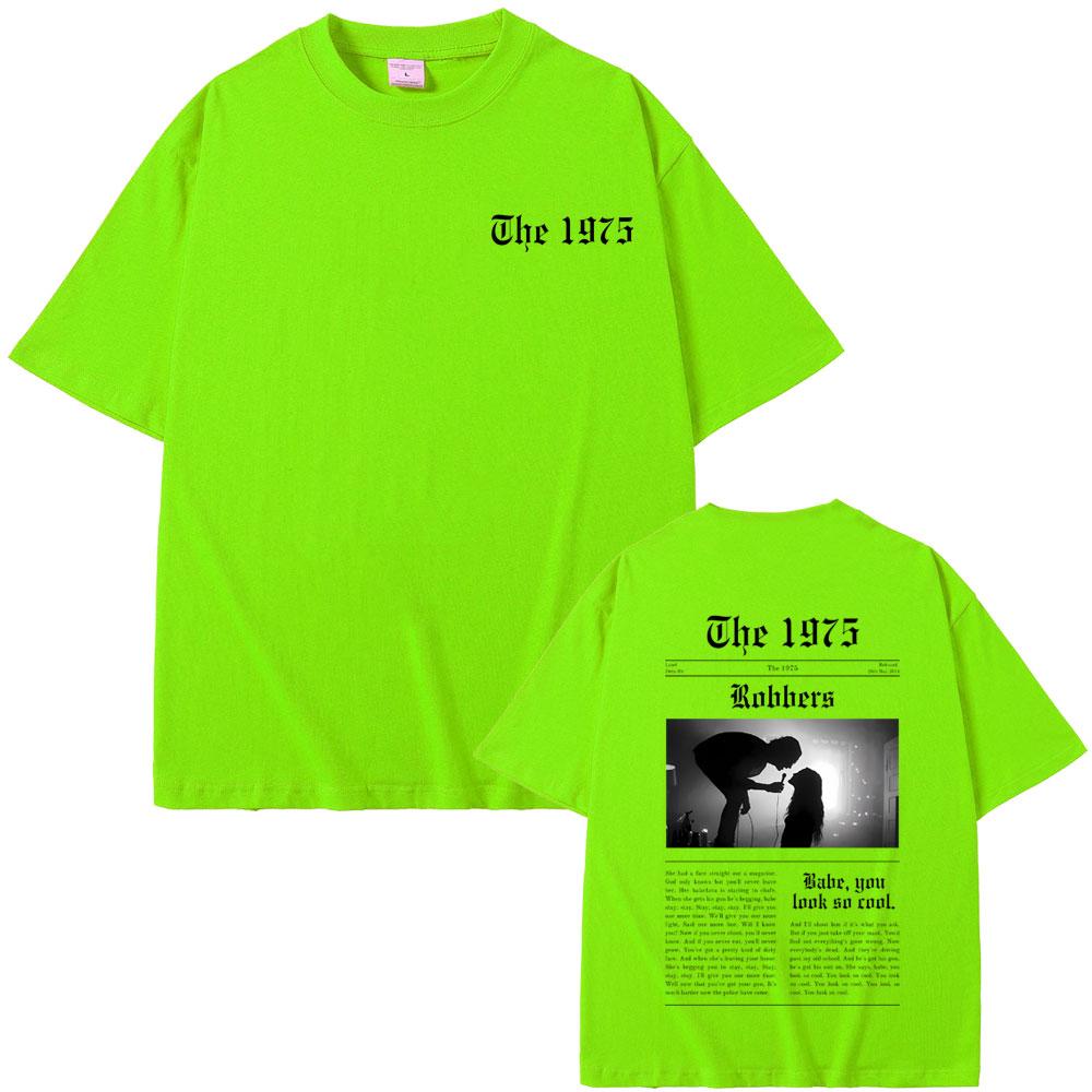 Britische Band The 1975 Live From Gorilla Robbers Babe You Look So Cool Grafik T-Shirt Unisex Indie Alternative Rock Kurzarm