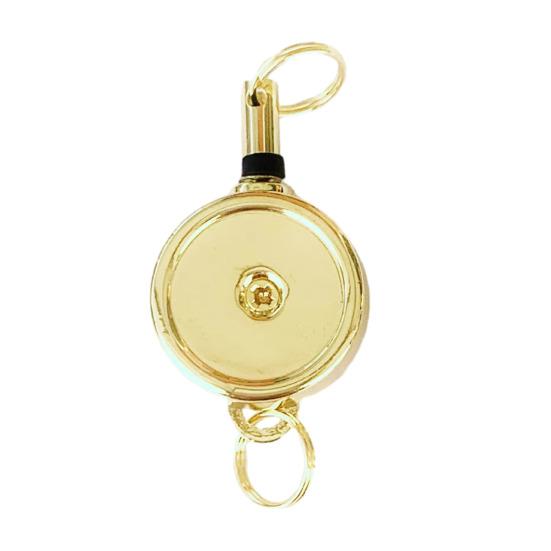 Mini Chaveiro Retrátil Liga Pesada Portátil Leve Fivela de Puxar Telescópica Porta-Chaveiro Anti-perda