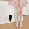 White Floral Jacquard Tights for Girl Spring Summer Ins Cute Lace Bottom Lolita Stockings Thin Pure Charming Pantyhose for Women