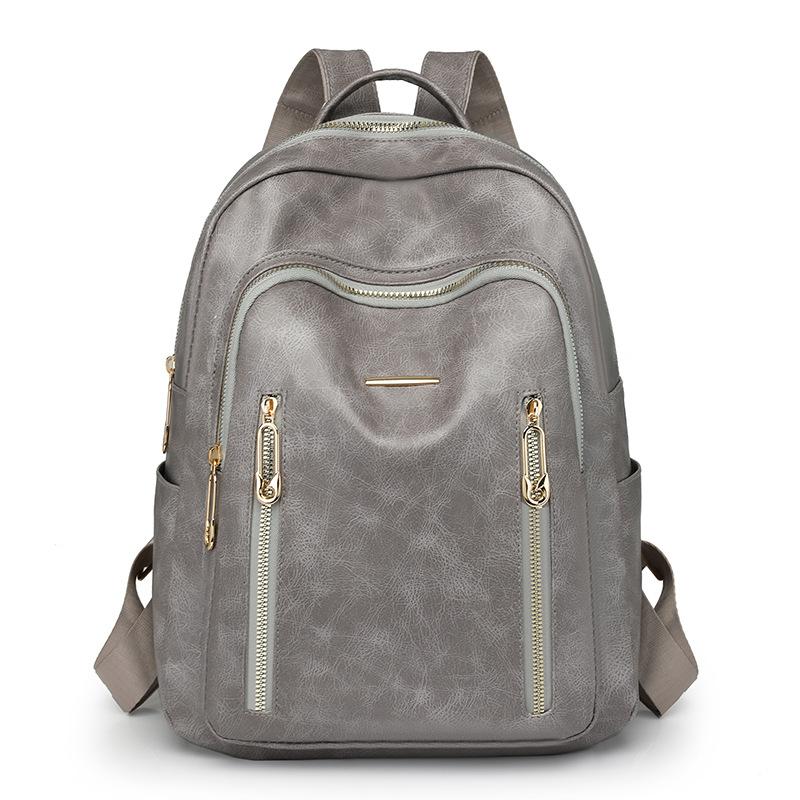 

Весенний рюкзак для женщин из мягкой ПУ кожи, рюкзак в корейском стиле, универсальный, модный тренд, простая сумка