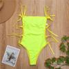Shencai European & American Solid Color One-Piece Swimsuit with Sexy Straps (Model: ZY057)