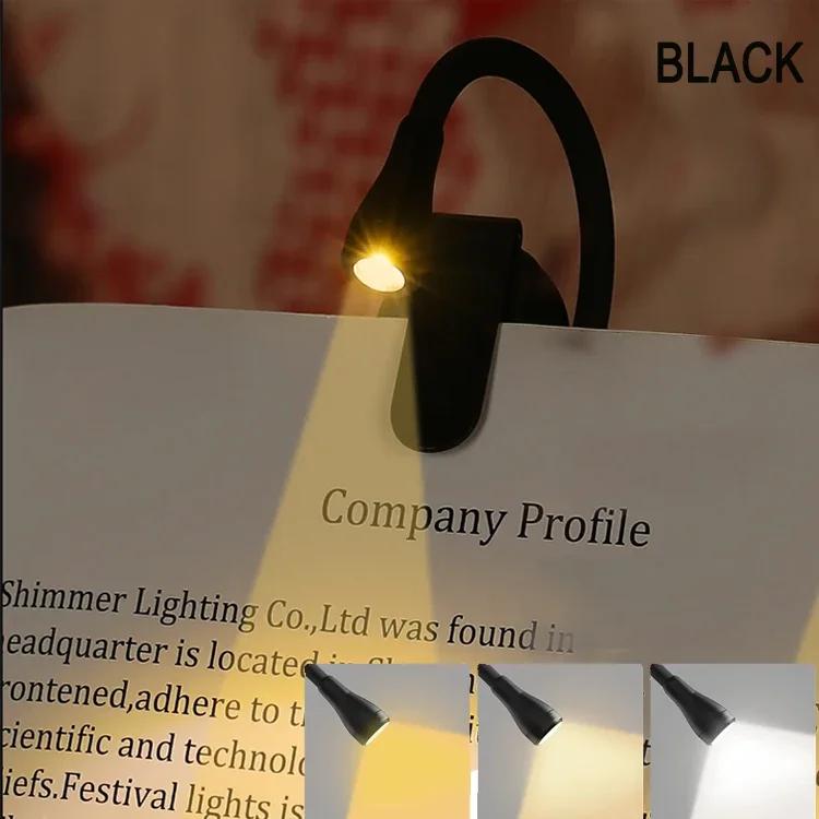 

Led Usb Light Steplessly Brightening 3 Colors Book Lamp Room Lights Bed Home-appliance Read Chargeable Fixture Lamps Books Desk чорний