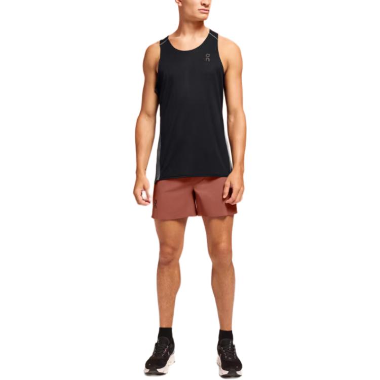 On Performance Tank Comfortable Quick-Dry Breathable Vest Men Tops Black 1ME10220106