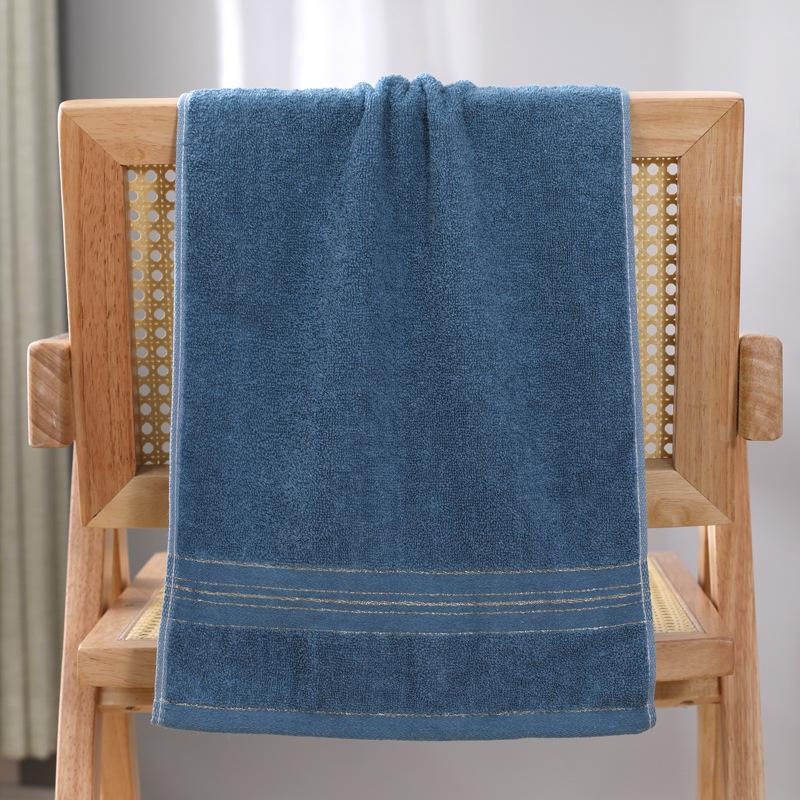 

1 шт. Полотенце из хлопка для гостиниц, утолщенное полотенце для дома, хлопковое полотенце для лица для взрослых, мягкое впитывающее полотенце, удобные текстильные полотенца для дома 35*75cm