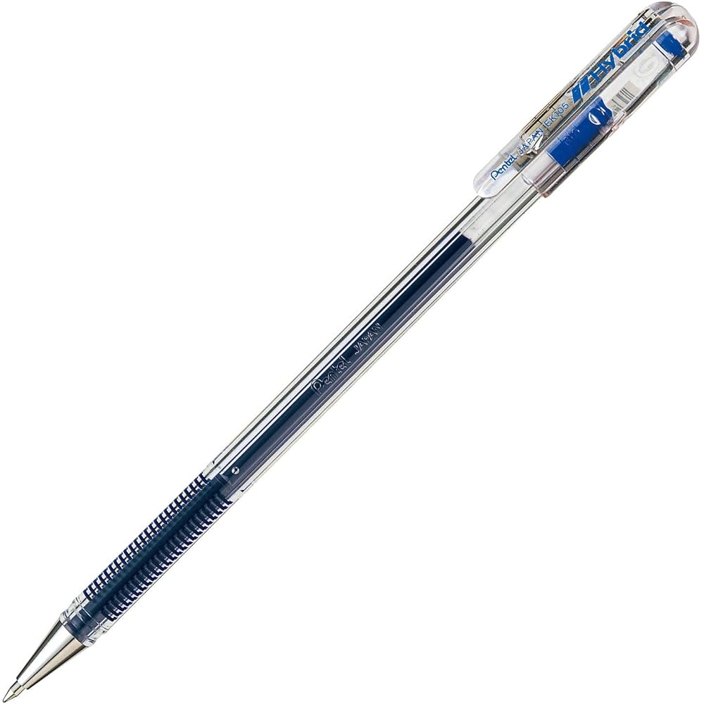 Pentel Gel Ink Ballpoint Pen Hybrid 0.5 Blue EK105-GC