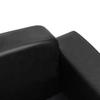 Pet Sofa Black 80 X 50 X 40 Cm Faux Leather