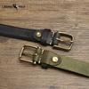Thickened Genuine Leather Cowhide Belt for Women Pin Buckle Simple Retro Versatile Belt for Women