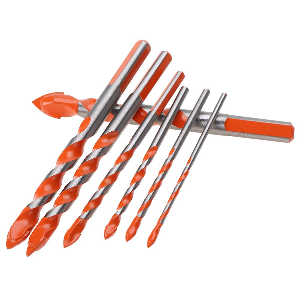 5pcs Handle Multifunctional Alloy Drill Bits for Hand Electric Drill 4-10mm